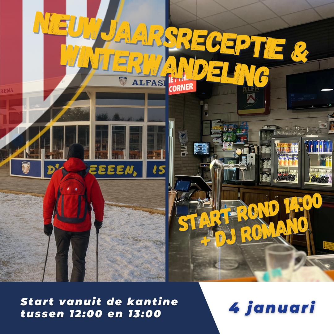 Schrijf je nu in voor de winterwandeling en aansluitend de kerstborrel!