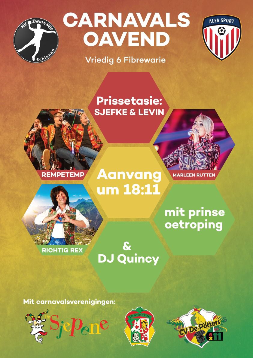 Bin d'r bie, carnavalsoavend 2026!